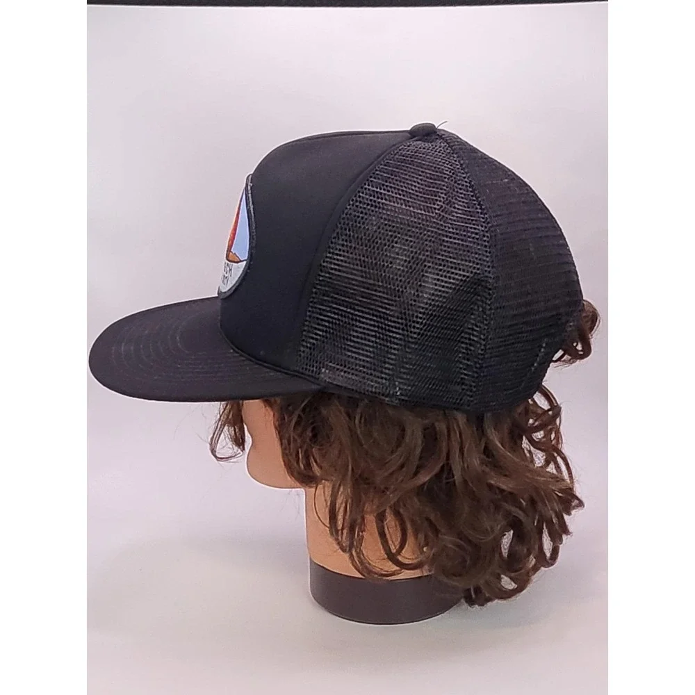 VTG Petrotech Oklahoma‎ City Trucker Hat Snapback Black Oilfield Petroleum Cap